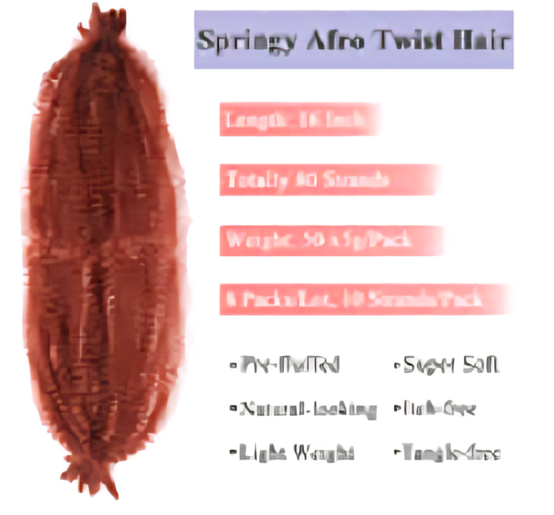 16 Inch Pre Separated Springy Twist Hair for Afro Marley Locs 8 Packs Pre-Fluffed Popping Spring Twist Crochet Hair for Distressed Locs Afro Kinky Curly Marley Braiding Hair Extensions