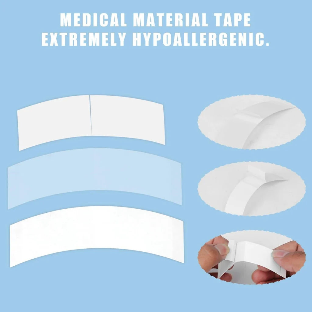 GoltMelt 36pcs Wig Tapes for Lace Wigs, Invisible Waterproof Double-Sided Tape for Lace Front Wigs, Toupee Tape Strips, Wig Lace Tape for Securing Wigs - White