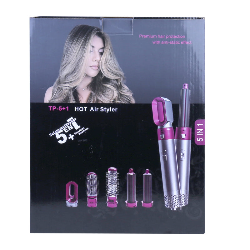 5 in 1 Electric Hair Dryer Detachable Styler Hot Air Brush