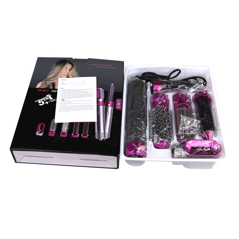 5 in 1 Electric Hair Dryer Detachable Styler Hot Air Brush