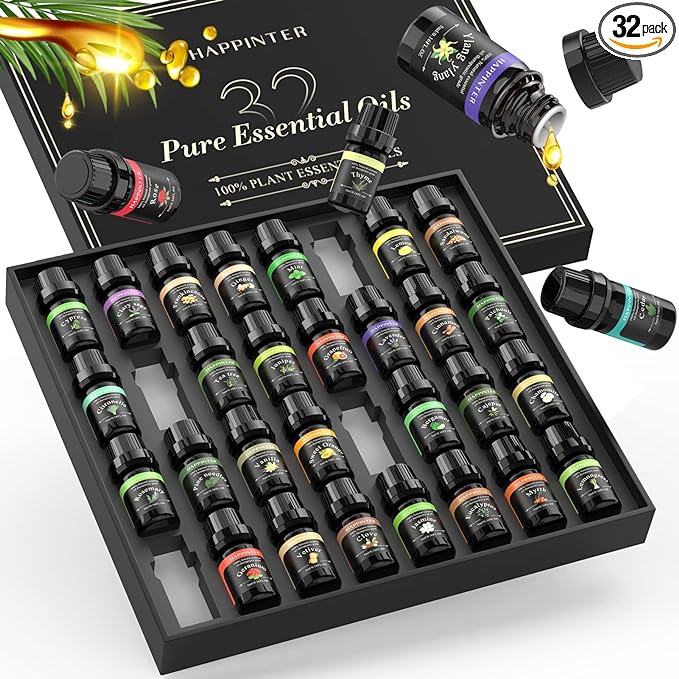 32 pure essential oils set