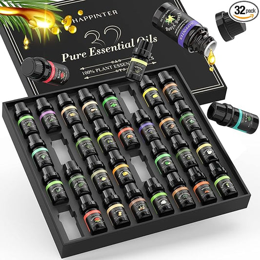 32 pure essential oils set