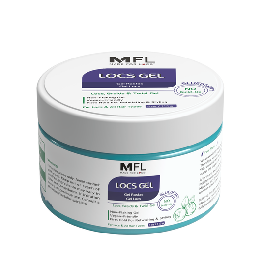Locs, Braids & Retwisting Firm Hold Gel | 4 oz: Blueberry 118ml