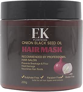 EK Plantmade Red Onion & Black Seed Hair Mask-  200ml