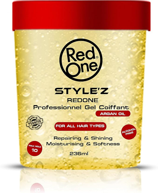 Red One Style'z Professional Hair Argan Oil Gel 236 ml