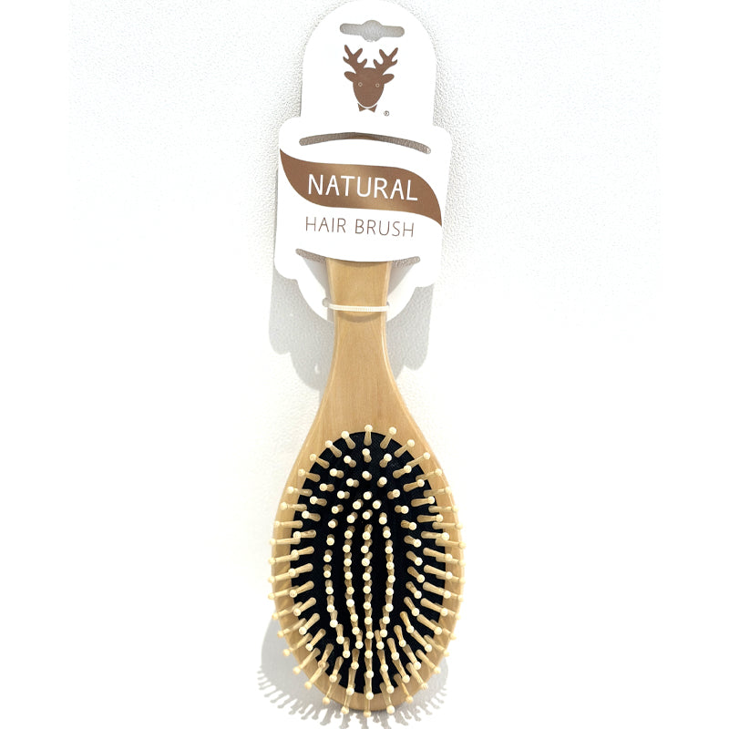 Natural Wooden Hair Brush Traditional Brush for Ladies Men