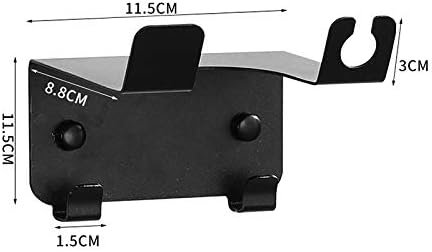 Hosoncovy Hair Dryer Wall Mount Metal Hair Dryer Wall Holder Organizer Universal Hair Dryer Wall Mount for Dyson Supersonic Philips Folding Hair Dryer Silver