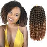 Kinky curly Crochet Hair 14 Inch Faux Locks Marlybob Crochet Hair twist For Women Short Curly Crochet Braids Hair Extension Jerry Curly Twist Hair Extensions